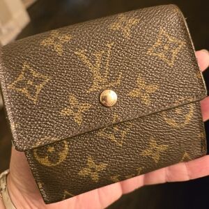 Louis Vuitton Gold and Brown Monogram Wallet